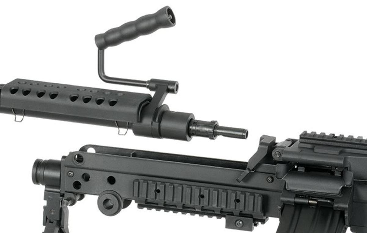 DBoys M249 SAW Sportsline LMG 0,5 Joule AEG Black